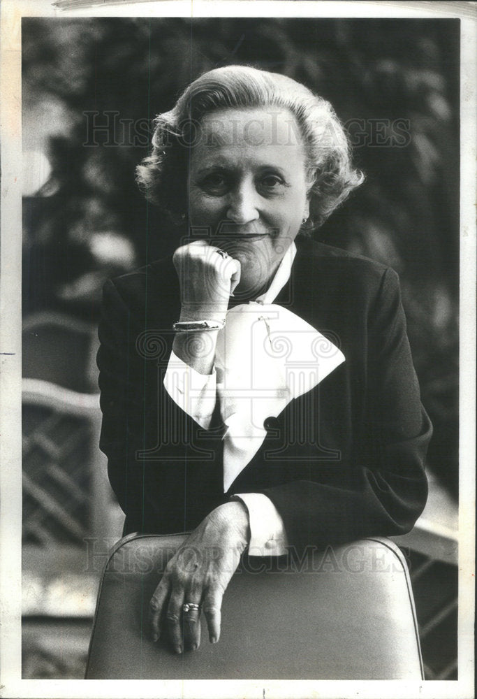 1982 Press Photo Mary Margaret Truman Daniel (Feb 17, 1924 – Jan29, 2008),. - Historic Images