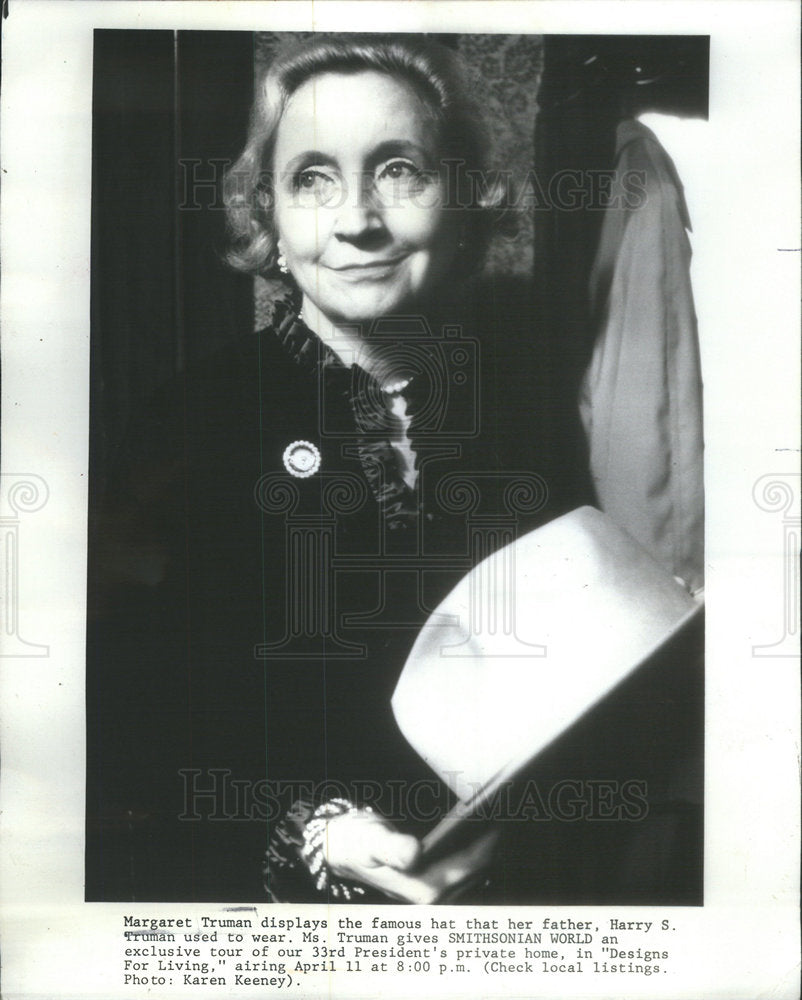 1984 Press Photo MARGARET TRUMAN AMERICAN SINGER - Historic Images