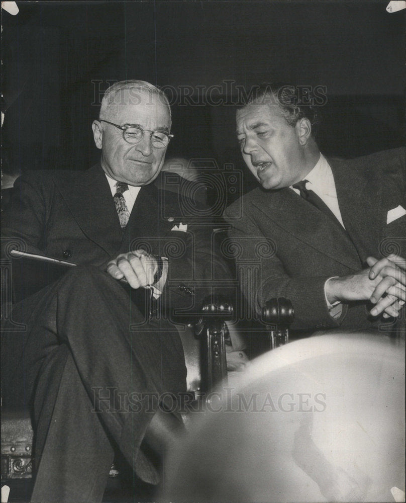 1948 Prince Bertil Sweden President Harry Truman - Historic Images