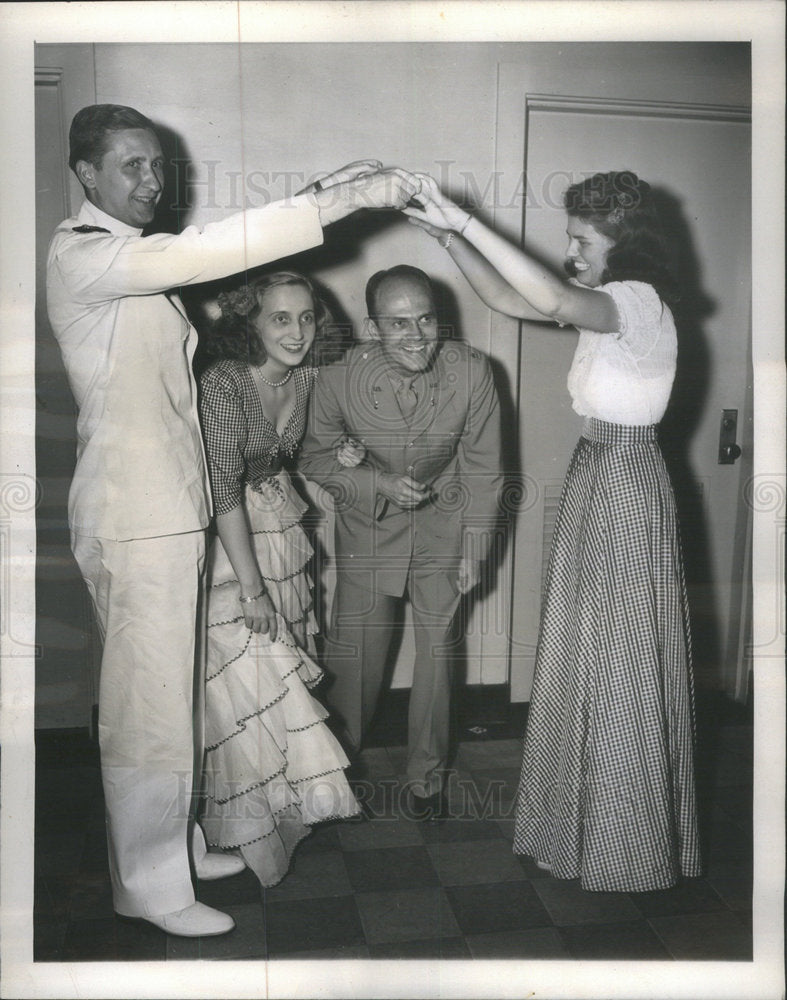 1945 Press Photo Margaret Truman Dancing At Pan American Unions&#39;s 55th Ann - Historic Images