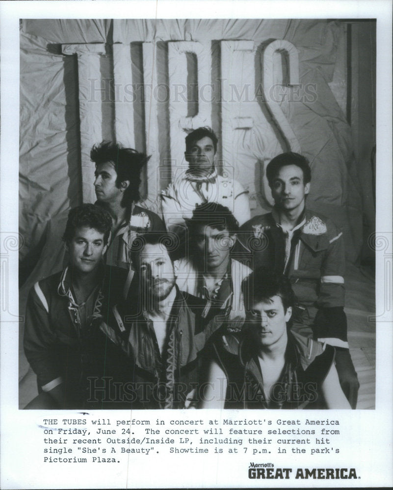 Press Photo The Tubes Band Entertainer Musician Group - Historic Images