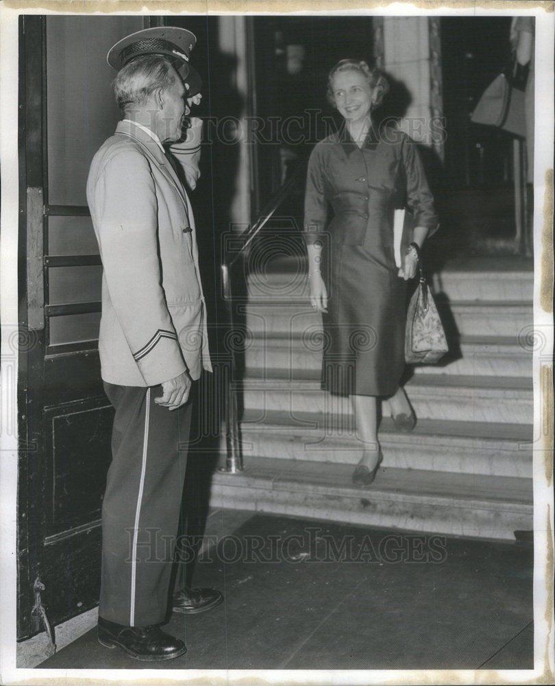 1958 Press Photo Margaret Truman Daniel Actress President&#39;s Daughter - RSC85235 - Historic Images