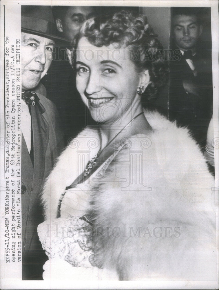 1952 Press Photo Margaret Truman - Historic Images