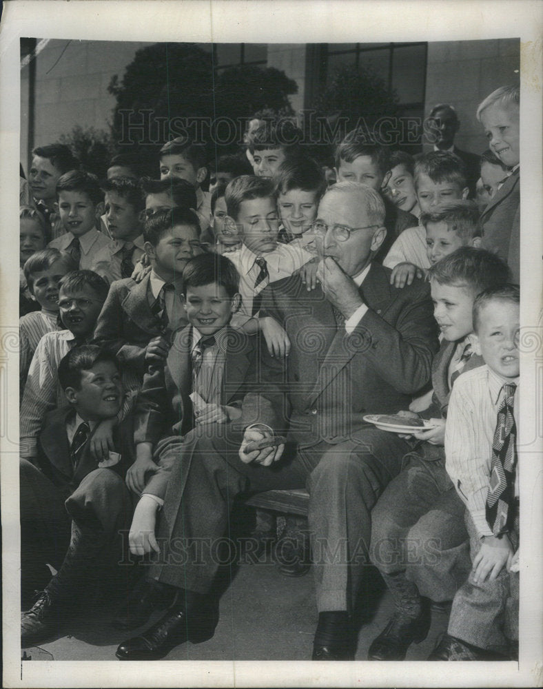 1948 Press Photo President Harry Truman Politician - Historic Images