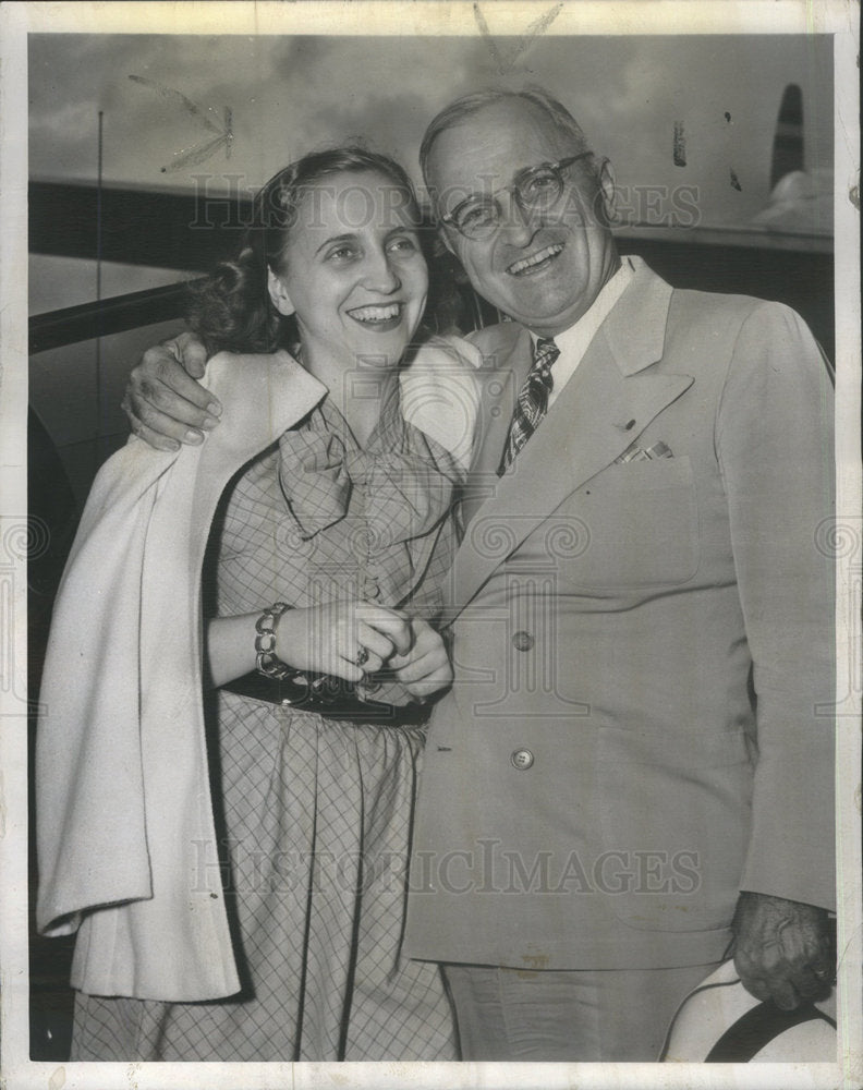 1951 President Truman daughter Margaret - Historic Images