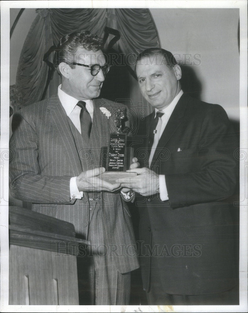 1960 Sun Times Irv Kupcinet Forrest Tucker Theater Man of Year - Historic Images