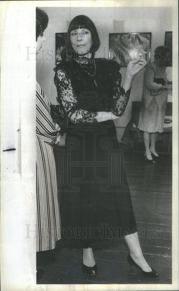 1984 Press Photo actress maria Ricossa Cooled Startford Festival Birthday bash - Historic Images