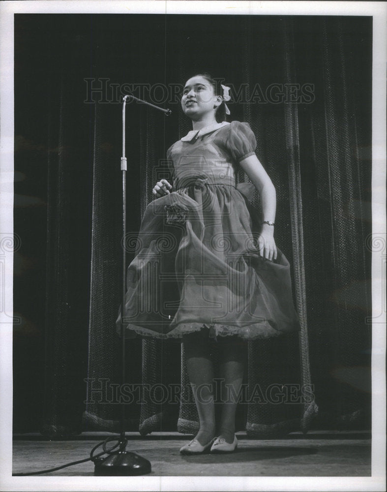 1958 Ted Mack Amateur Hour Two-Time Winner Selena Rickles 12 Yr Old - Historic Images