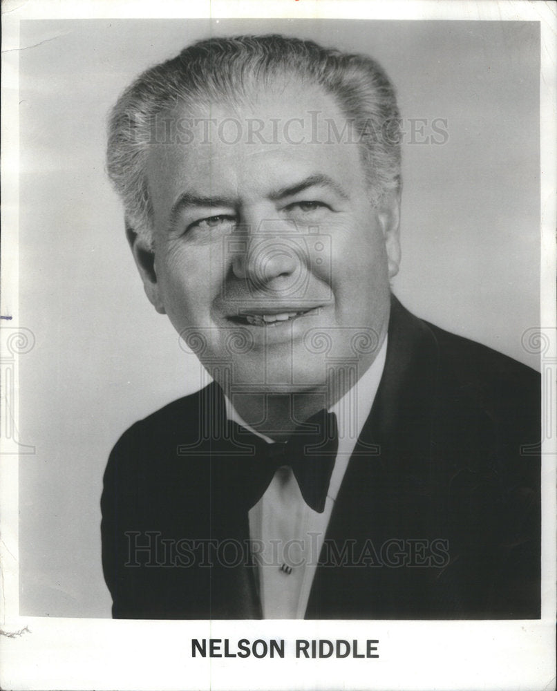 1983 NELSON RIDDLE AMERICAN ARRANGER COMPOSER - Historic Images