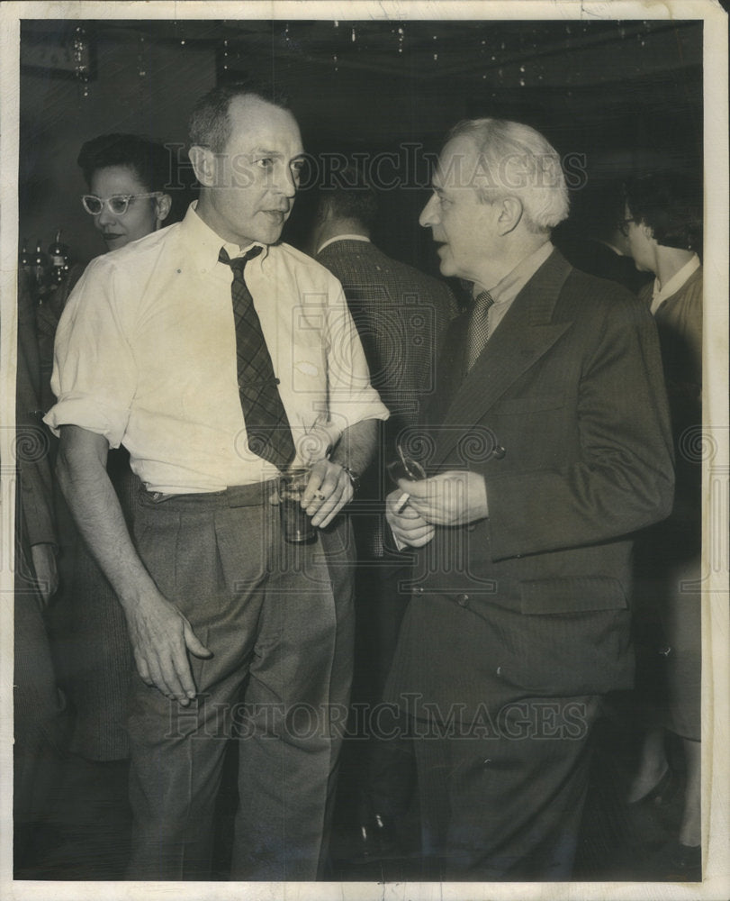 1954 Press Photo WILLIAM MUELLER RICHARD J. FINNEGAN SUN-TIMES - Historic Images