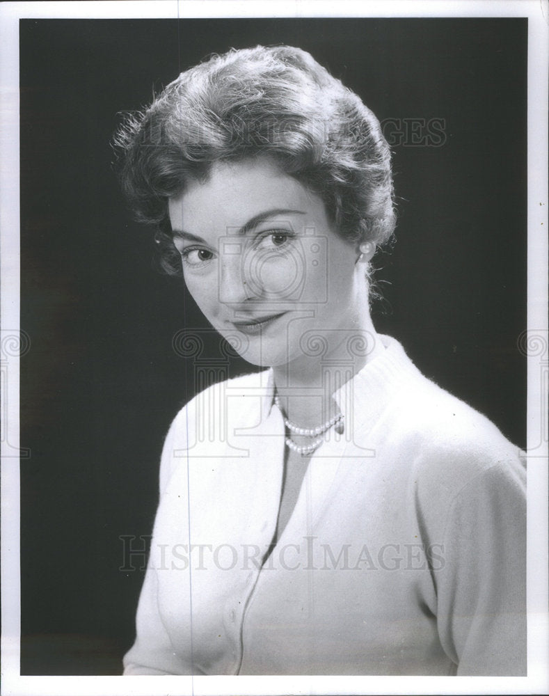 1960 Press Photo Portriat Of Fashion Editor Jean Krueger Neal. - Historic Images