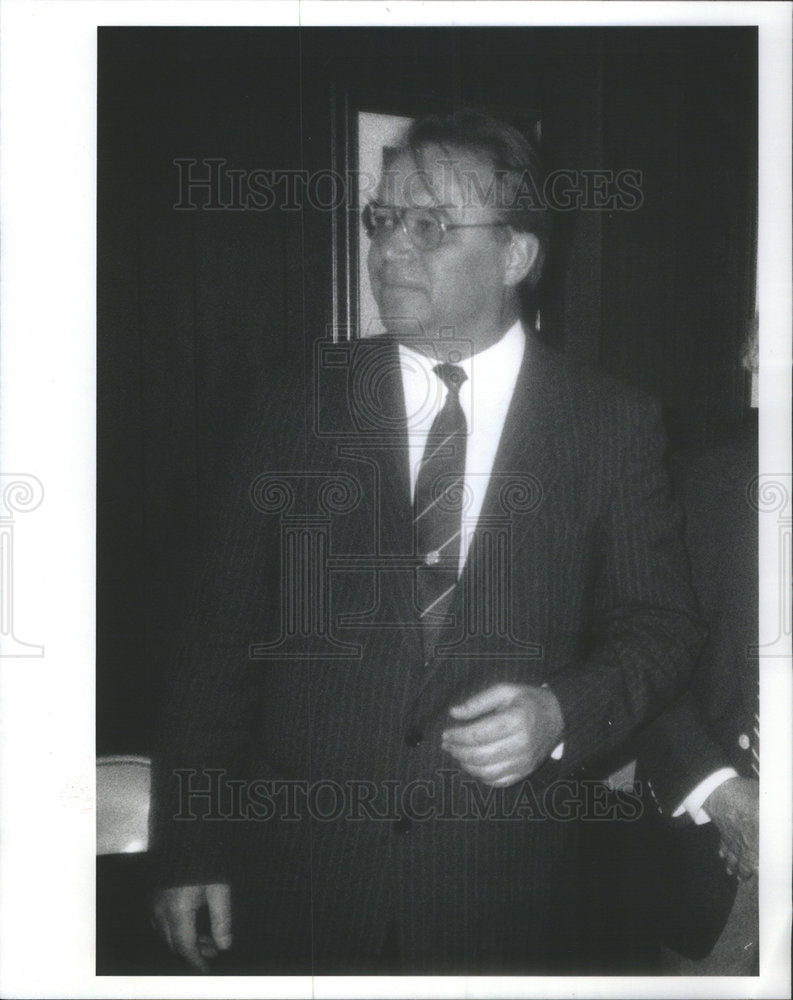 1990 Press Photo Arnold Nazarchuck. Mayor of Kiev,Russia - Historic Images