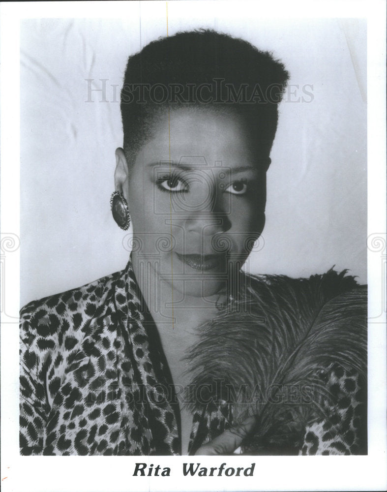 1994 Press Photo Rita Warford jazz artist - Historic Images