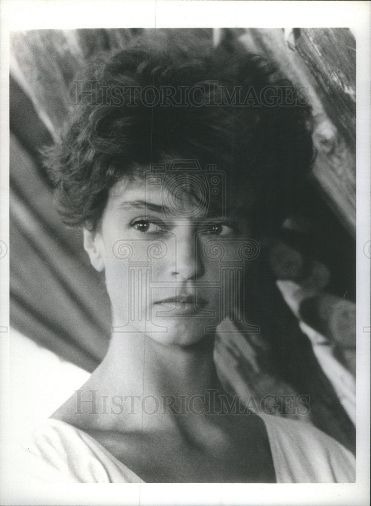 1986 Press Photo Rachel Ward In Against All Odds On CBS - Historic Images