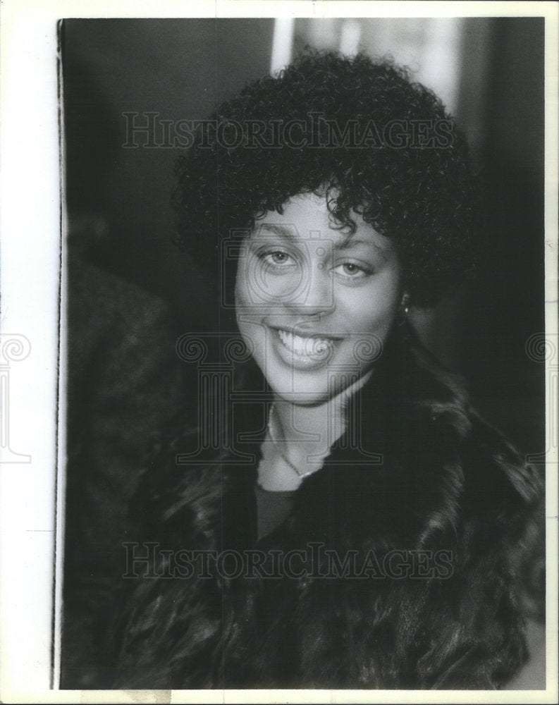 1985 Press Photo Miss Black Virginia Journalism Senior Virginia University - Historic Images