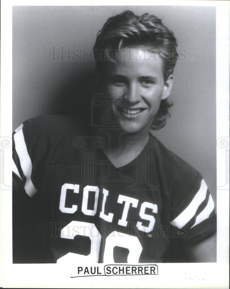 Press Photo Paul Scherrer Actor who Played Voje Critical Care - Historic Images