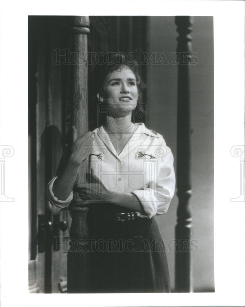 1995 Press Photo Beverly Ward Actress Singer Polly Baker Crazy For You Musical - Historic Images