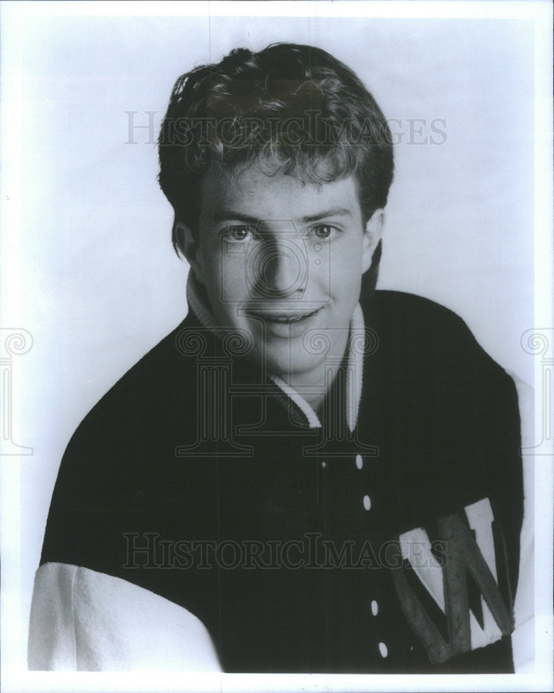 1987 Press Photo Jonathan Ward Actor New Adventures Bean Baxter - Historic Images