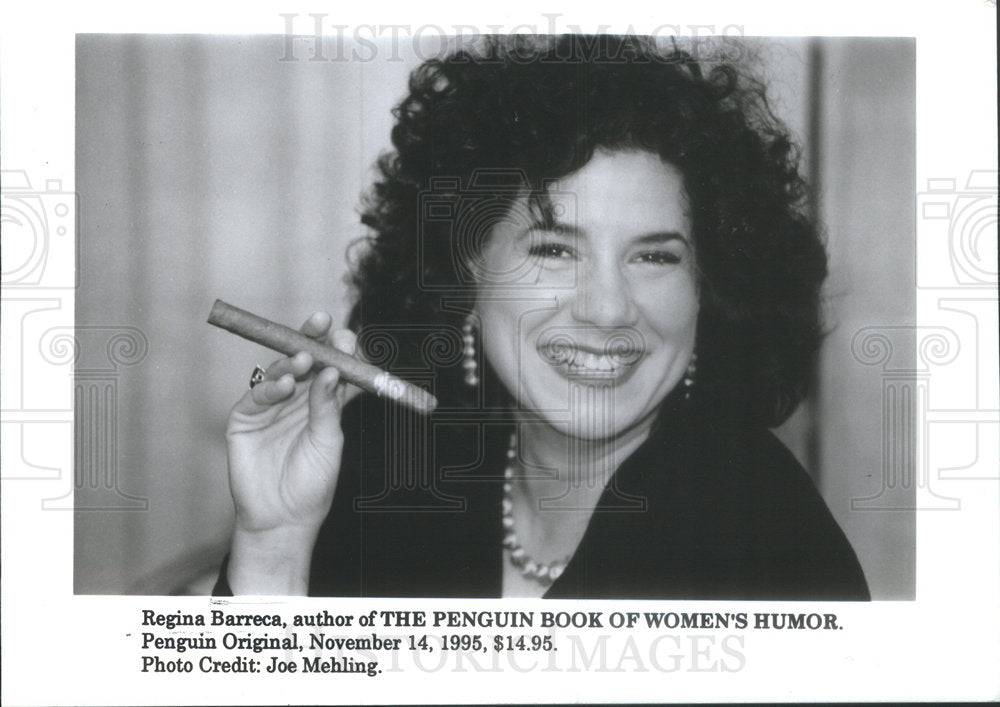 1996 Press Photo Copy The Penguin Book Of Women's Humor Author Regina Barreca - Historic Images