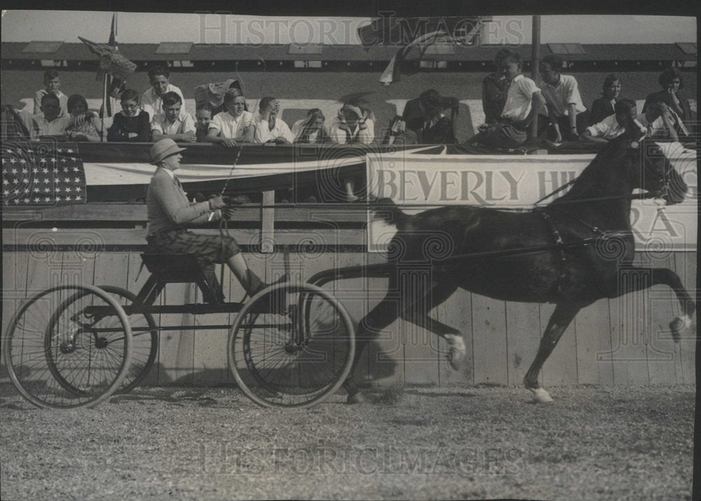 1928 Press Photo Queen Mary Los Angeles Horse Show - Historic Images