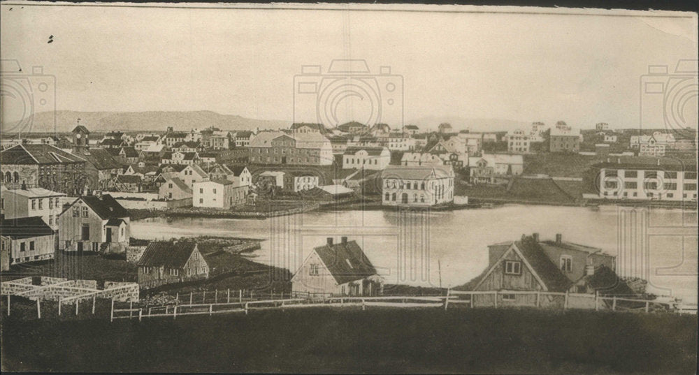 1913 View of a flooded city  - Historic Images