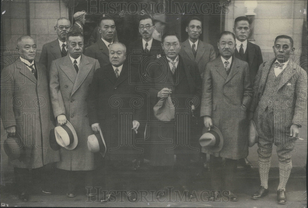 1929 Japanese representative, Denver guests. - Historic Images