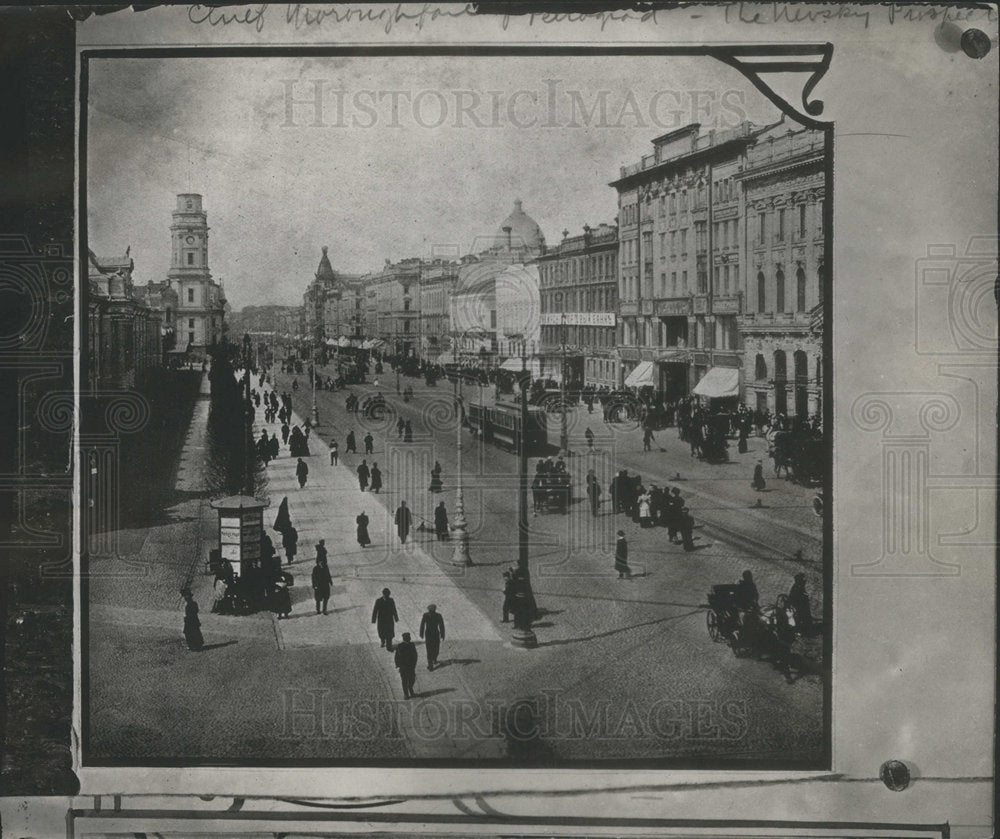 1917 View of the Nevsky Prospect - Historic Images