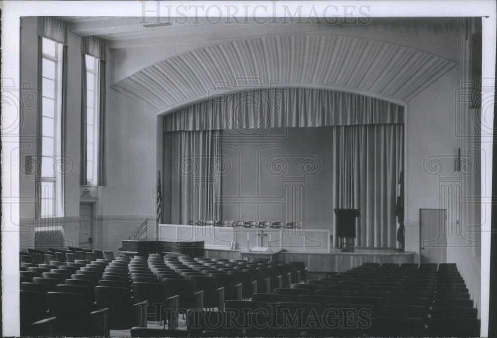 1946 Press Photo Auditorium Of Montclair Elementary School - Historic Images