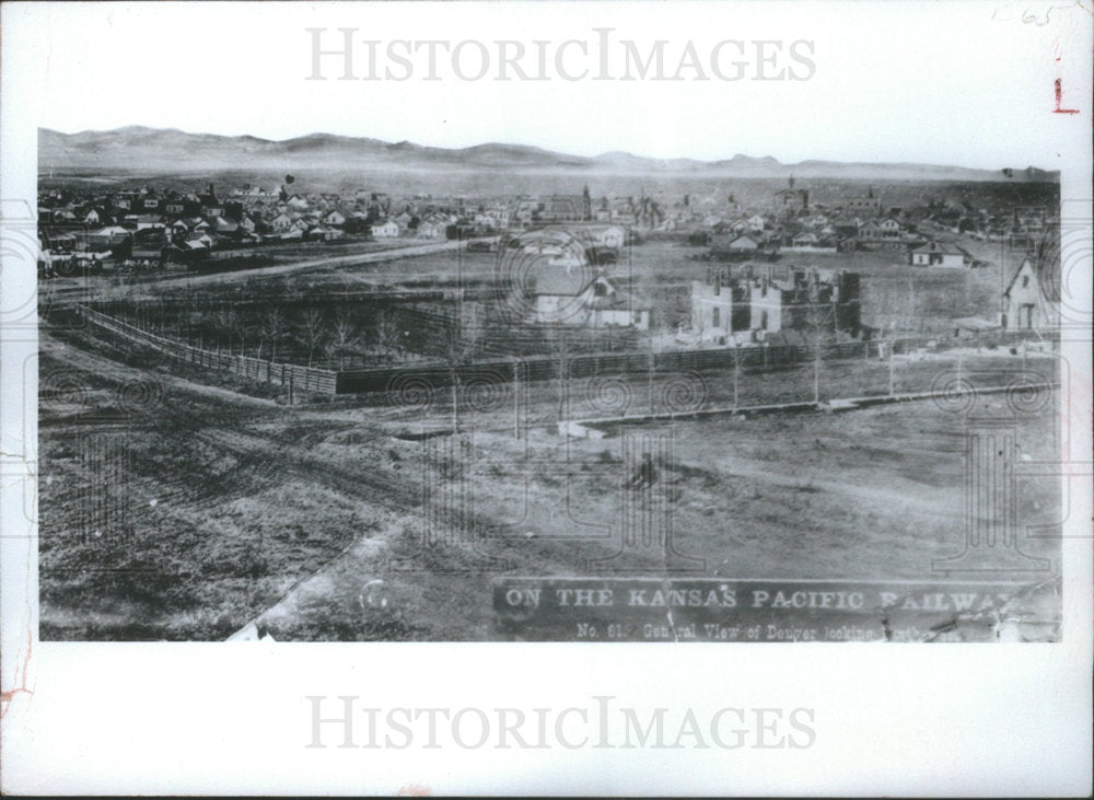 Press Photo House under construction in late 1870 - Historic Images