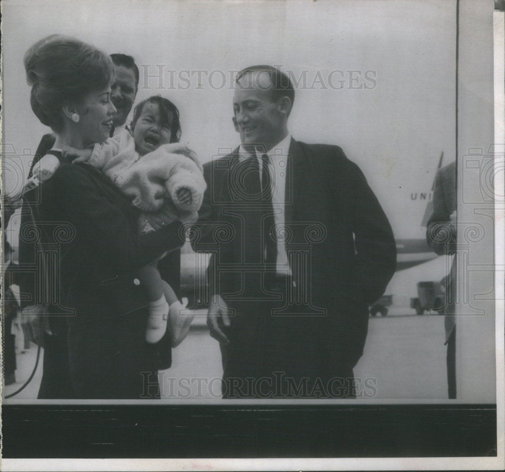 Press Photo Michelle Marie Adopted Baby Saigon City Vietnam - Historic Images