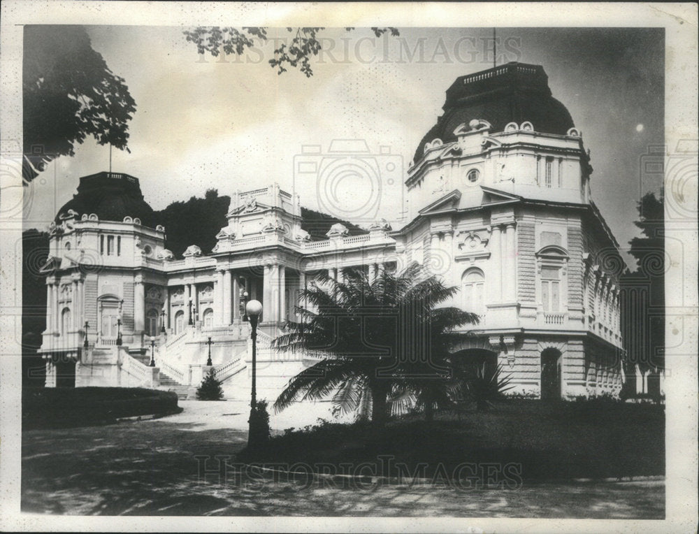 1928 Rio De Janiero Guanabrara Palace Brazil President Hoover Visit - Historic Images