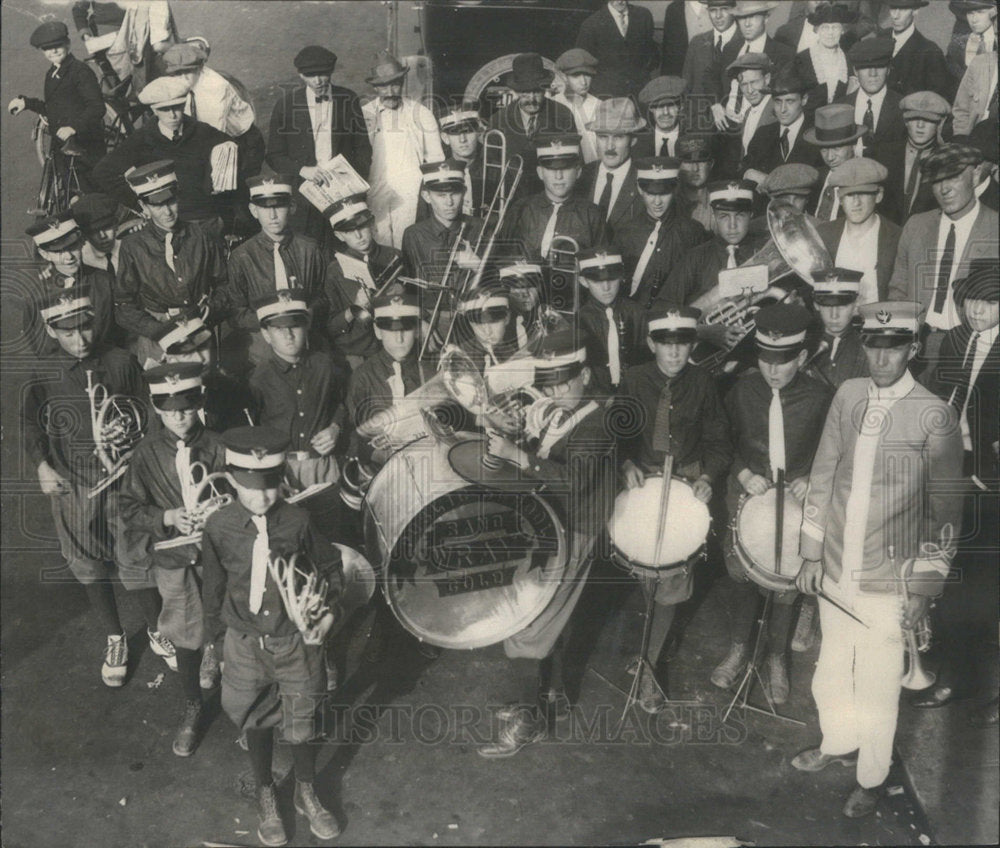 1922 Boy's band from Wray, Colo - Historic Images