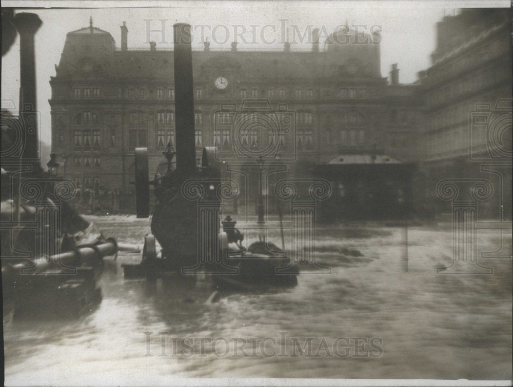 Pumps Outside Gare St. Lazare - Historic Images