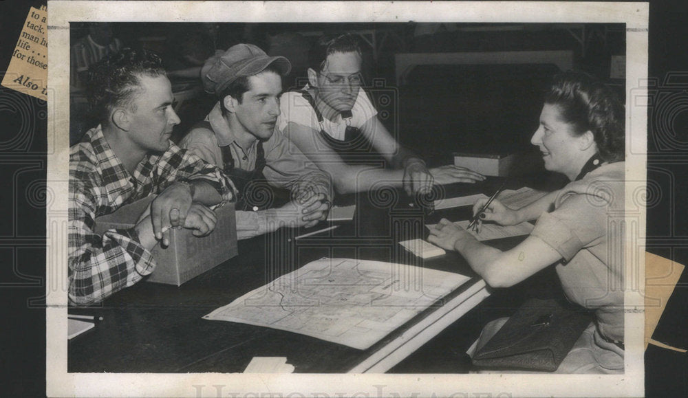 1948 Press Photo Robert Cochran/William Schwartz/Donald Lewis/American Legion - Historic Images