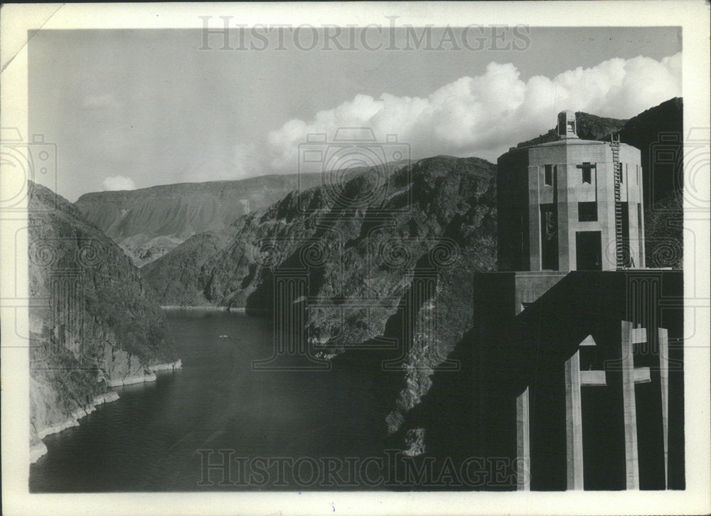 1935 Hoover Dam Water Overview - Historic Images