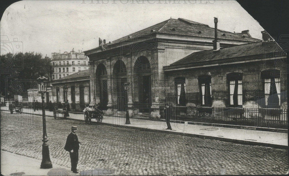 Press Photo Paris Morgue Exterior Condemned Building - Historic Images