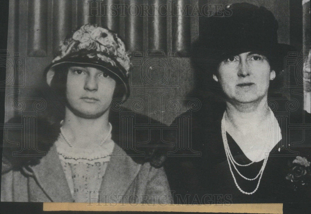 1929 Mrs Arthur M. Hyde &amp; Caroline Family Of Agriculture Secretary - Historic Images