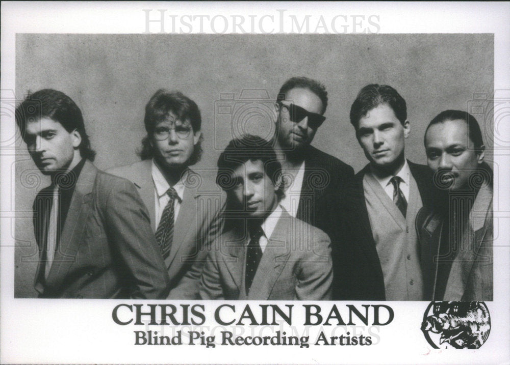 1992 Press Photo Chris Cain Band. - RSC87217 - Historic Images