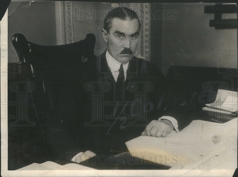 1928 Press Photo Under Secretary Of State Grow Washington Office - Historic Images