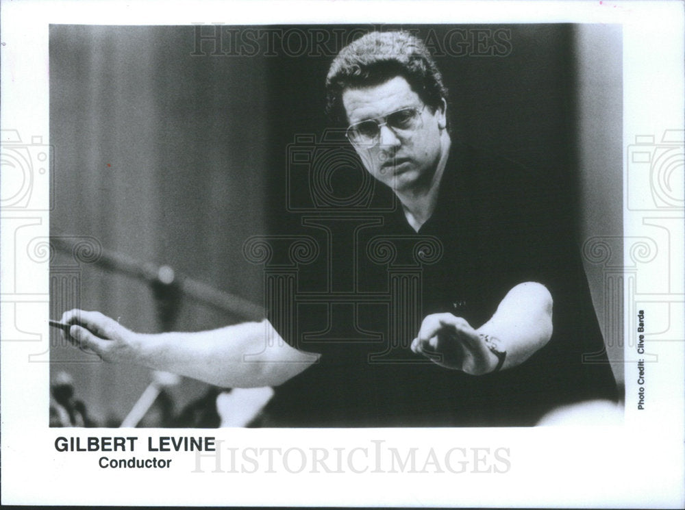 1993 Press Photo Gilbert Levine conductor - Historic Images