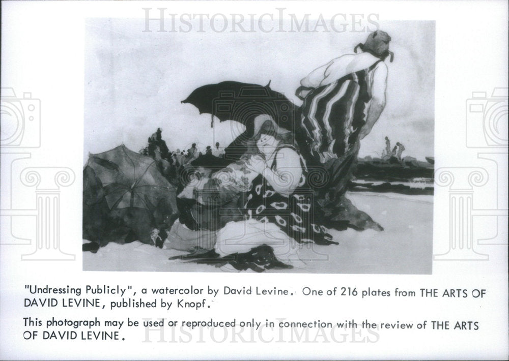 1978 Press Photo David Levine American Artist & Illustrator - Historic Images