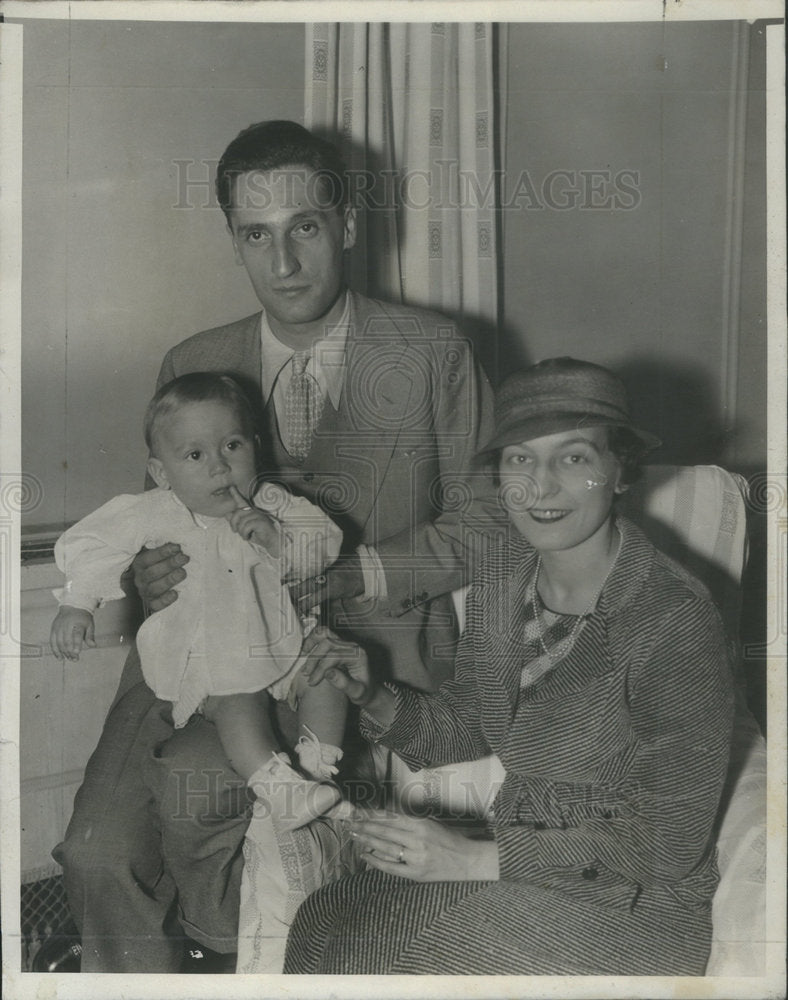 1933 Press Photo Mr and Mrs. George Nelson Page - Historic Images