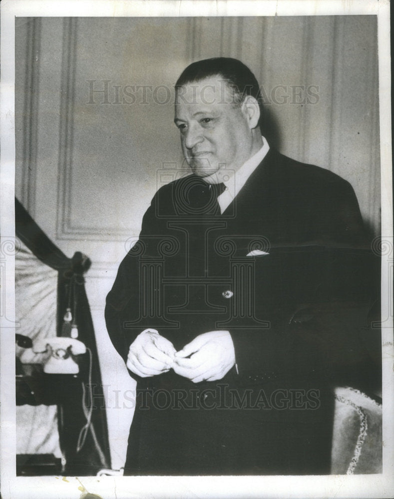 1940 Press Photo Argentine President Roberto O Ortiz Vice Prest Ramon Castillo - Historic Images