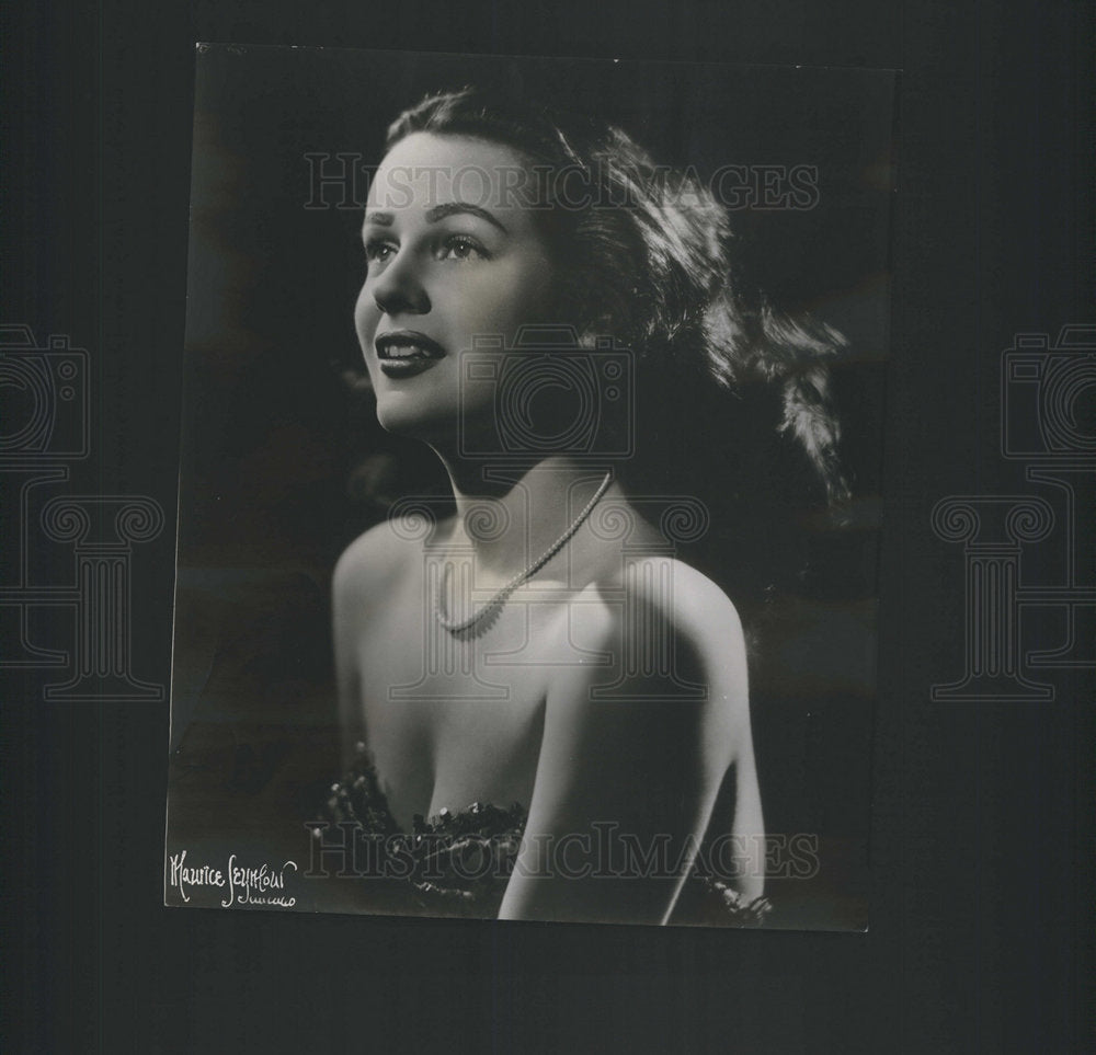 1950 Press Photo Lorry Raine Actress, Singer - Historic Images