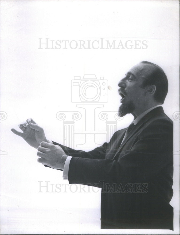 Press Photo Mitch Miller American Musician & Singer - Historic Images