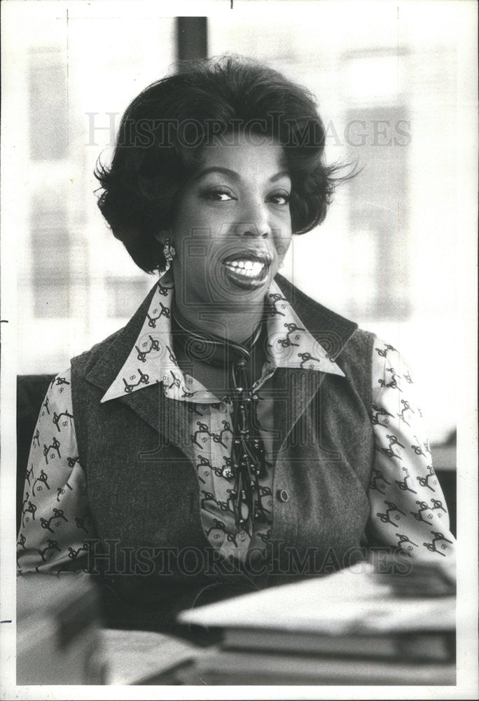 1979 Press Photo Barbara Proctor works with Gordon Linder Senior Art Director - Historic Images