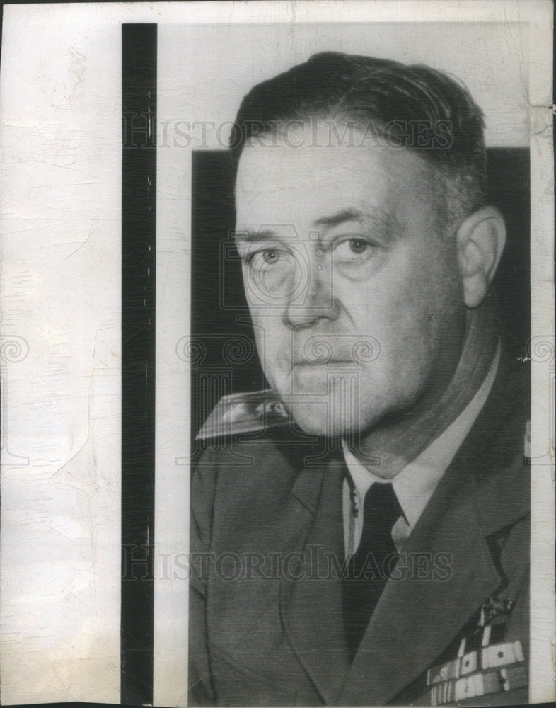 1950 Press Photo Charles Momsen American Navy Vice Admiral - Historic Images