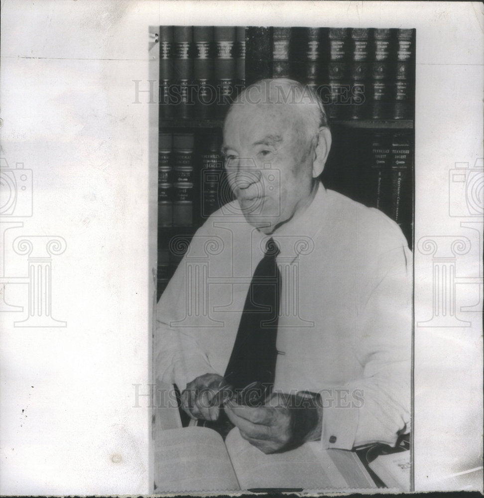 1958 Press Photo John Tate Raulston Judge - Historic Images