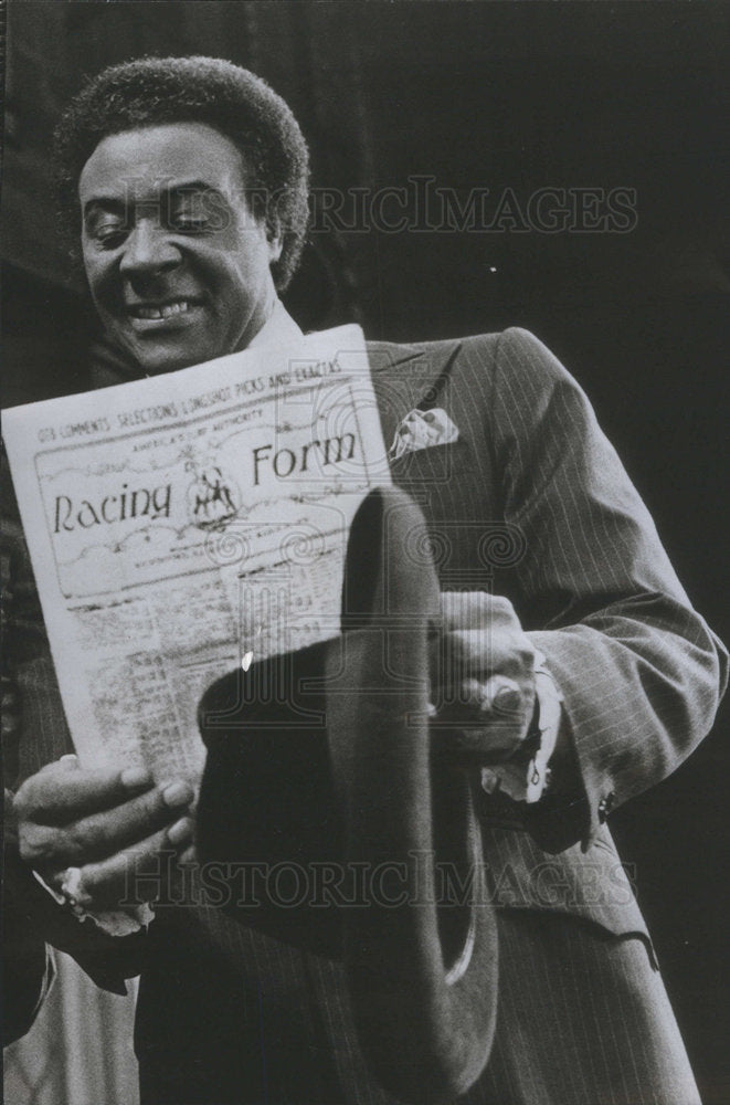 1977 Press Photo James Randolph Guys And Dolls Actor - Historic Images