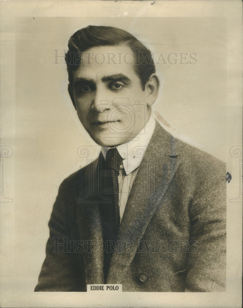 1918 Eddie Polo Austrian American Silent Era Film Actor - Historic Images